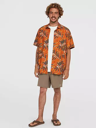 O'NEILL | Camicia da spiaggia da uomo con stampa | orange